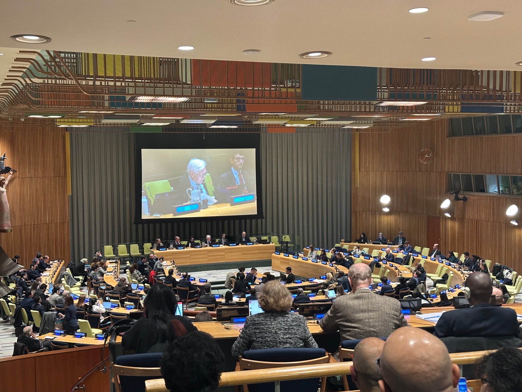 Major Money at the United Nations ECOSOC chamber