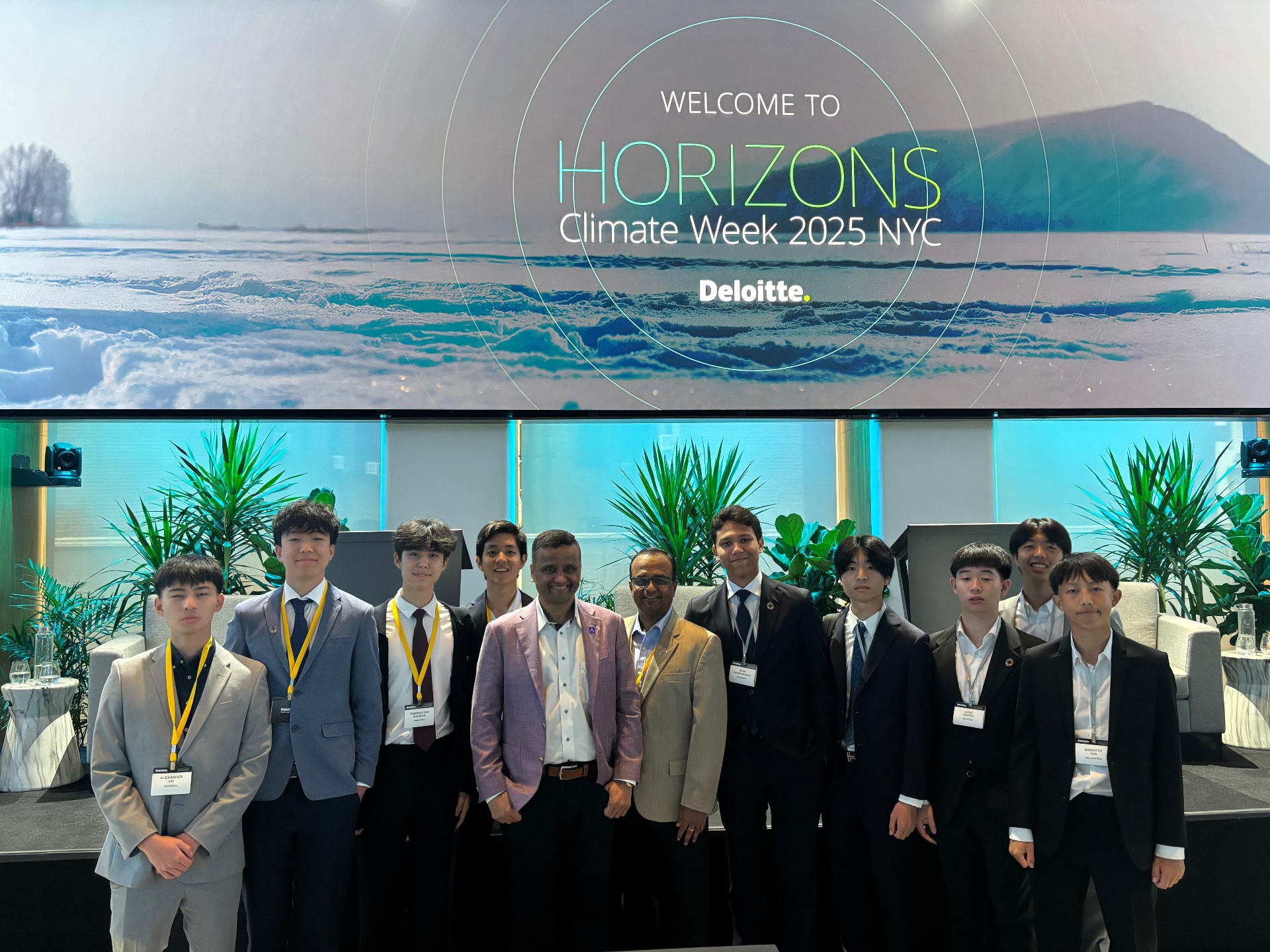 Major Money team at Deloitte Horizons, Climate Week 2025 NYC